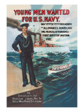 Young Men Wanted for U.S. Navy Wall Decal