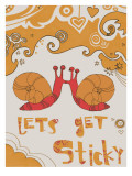 Let's Get Sticky Wall Decal