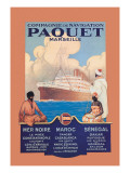 Marseille Cruise Package: Black Sea-Morocco-Senegal Wall Decal by Sandy Hook