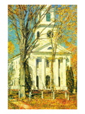 Church At Old Lyme, Connecticut Wandabziehbild von Childe Hassam