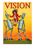 Visio Seinätarra tekijänä Wilbur Pierce Visio Seinätarra tekijänä Wilbur Pierce