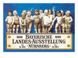 Bavarian National Exhibition Wall Decal by Richard Riemerschmid