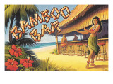Bamboo Bar - Hawaii Vinilos decorativos por Kerne Erickson Bamboo Bar - Hawaii Vinilos decorativos por Kerne Erickson