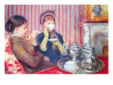 A Cup of Tea No.2 Wall Decal by Mary Cassatt