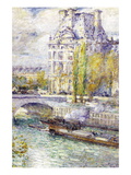 The Louvre On Port Royal Autocollant mural par Childe Hassam