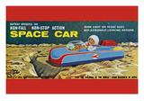 Space Car Autocollant mural