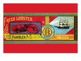 Pioneer Brand Fresh Lobster Vinilos decorativos