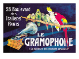 Le Gramophone Veggoverføringsbilde av Louis Bombled Le Gramophone Veggoverføringsbilde av Louis Bombled