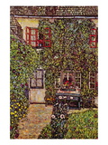 The House of Guard Wall Decal by Gustav Klimt