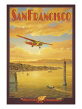 Western Air Express, San Francisco, California Wall Decal by Kerne Erickson