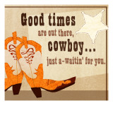 Cowboy Boots and Star Mode (wallstickers)
