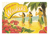 Aloha from Waikiki Vinilos decorativos por Kerne Erickson