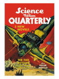 Science Fiction Quarterly: Rocket Man Attacks Wall Decal