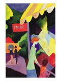 Fashion Window Autocollant mural par Auguste Macke