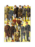 Stylish Boys and Youths with Suits and Coats Vinilos decorativos Stylish Boys and Youths with Suits and Coats Vinilos decorativos