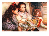 Portrait of Jean and Genevieve Caillebotte Wall Decal by Pierre-Auguste Renoir