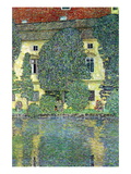 Castle At The Attersee Wall Decal by Gustav Klimt