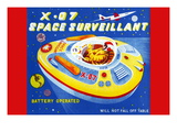 X-07 Space Surveillant Autocollant mural