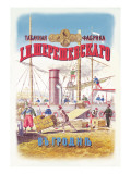 Russian Tobacco Decalque em parede por Varsovie Russian Tobacco Decalque em parede por Varsovie
