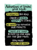 Bald Advantages Wall Decal