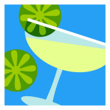 Tipsy Margarita Wandabziehbild