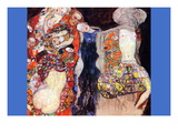 Adorn The Bride with Veil and Wreath Kalkomania ścienna autor Gustav Klimt