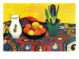 Still Life with Hyacinthe Autocollant mural par Auguste Macke