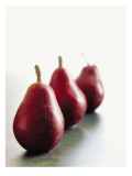 Traveling Pears in Red Wall Decal