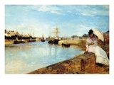 Port At Loby Wall Decal by Berthe Morisot