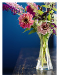 Spring Floral Medley Fuscia Wall Decal