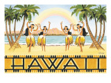 Rainbow Hawaii Mode (wallstickers) af Kerne Erickson Rainbow Hawaii Mode (wallstickers) af Kerne Erickson