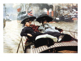 The Thames Kalkomania ścienna autor James Tissot