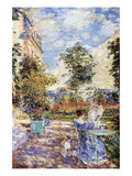 Jardin à la française Autocollant mural par Childe Hassam