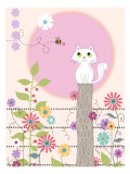 Kitty Kat Summer Autocollant mural