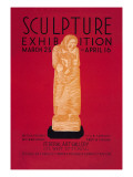 Sculpture Exhibition: Wpa Federal Art Project Veggoverføringsbilde av Vera Bock
