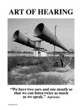 Art of Hearing Autocollant mural par Wilbur Pierce