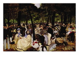Music In Tuilerie Garden Wall Decal by douard Manet