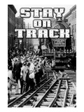 Stay on Track Wall Decal