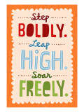 Step, Leap, Soar Autocollant mural
