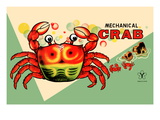 Mechanical Crab Wall Decal