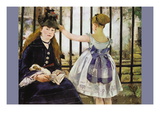 Le Chemin De Fer Wall Decal by douard Manet