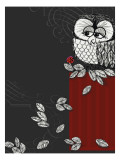 Retro Owl Vinilos decorativos