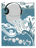 Groovy Whale wandtattoos