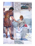 A Quiet Greeting Wall Decal by Sir Lawrence Alma-Tadema