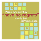 Have No Regrets Wall Decal