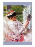 Reading Mrs. (Lydia Cassatt) By Cassatt Wall Decal by Mary Cassatt