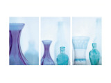 Cool Spa Triptych Wall Decal