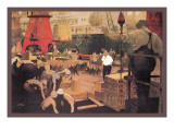 Empire Builders: Loading and Unloading Cargo Wall Decal by Fred Taylor