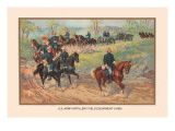 U.S. Army Artillery Field Equipment 1899 Autocollant mural par Arthur Wagner