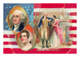 George Washington and Martha Curtis Wall Decal